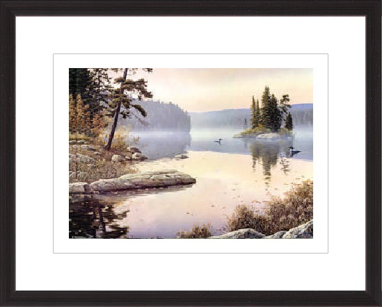 Loon Reflection Loon Print Loon Art for Lake House Lake House